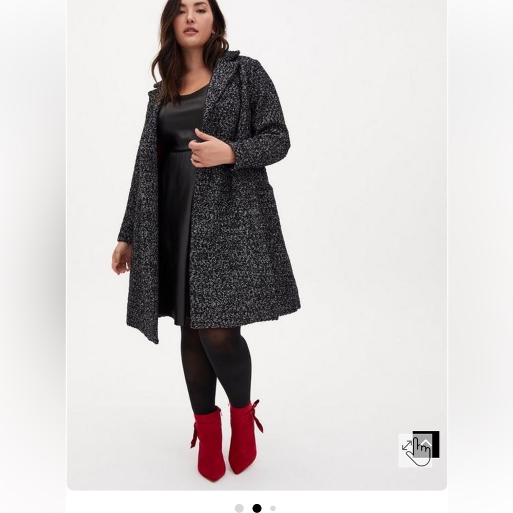 Torrid faux leather dress